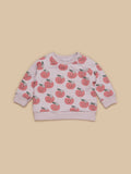 HUXBABY APPLE REVERSIBLE SWEATSHIRT