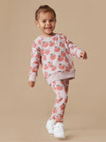 HUXBABY APPLE REVERSIBLE SWEATSHIRT