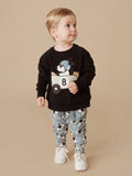 HUXBABY DOGGIE REVERSIBLE SWEATSHIRT