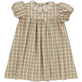 BEBE ORGANIC ASTRID DRESS PRAIRIE CHECK