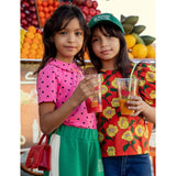 MINI RODINI POLKA COLLAR TEE