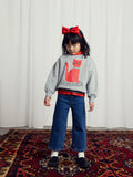 MINI RODINI CAT SWEATSHIRT GREY