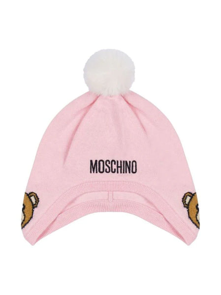 MOSCHINO BABY POM POM HAT