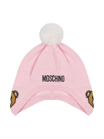 MOSCHINO BABY POM POM HAT