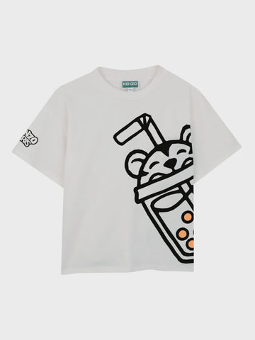 KENZO WHITE TEE BUBBLE TEE