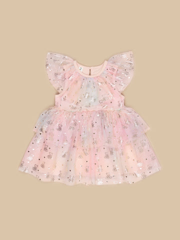 cloud bear tiered party dress