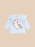 HUXBABY RAINBOW UNICORN TOP