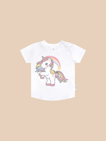 HUXBABY RAINBOW UNICORN T