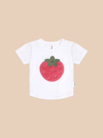 HUXBABY FURBERRY T-SHIRT WHITE