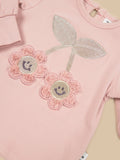 smile flower puff top