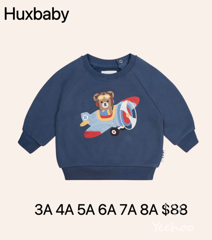 HUXBABY AVITOR HUXBEAR SWEATSHIRT