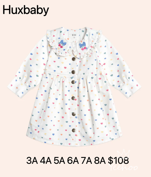 HUXBABY HEART CAKE DRESS