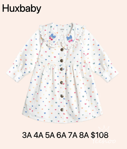 HUXBABY HEART CAKE DRESS
