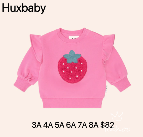 HUXBABY VERY BERRY SWEATSHIRT