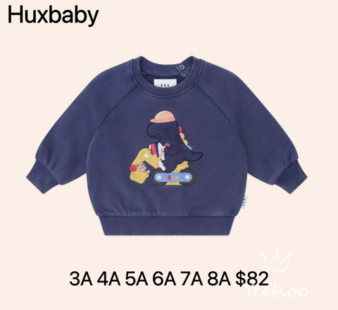 HUXBABY DINO SWEATSHIRT