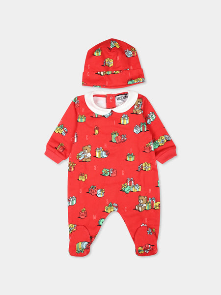 MOSCHINO BABY ALLOVER XMAS MOY028