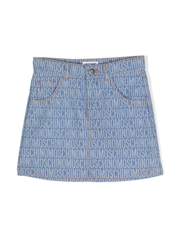 MOSCHINO ALLOVER SKIRT