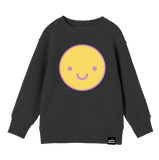 WHISTLE&FLUTE HAPPY FACE SWEATSHIRT