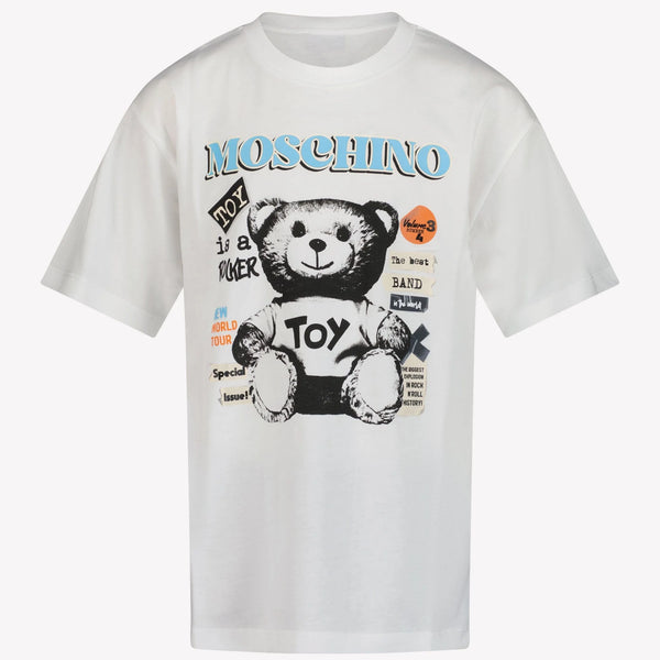 MOSCHINO  MAXI TEE WITH NEWS BEARS LOGO