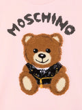 MOSCHINO SWEATSHIRT WITH BEAR GRAPHIC AND LOGO