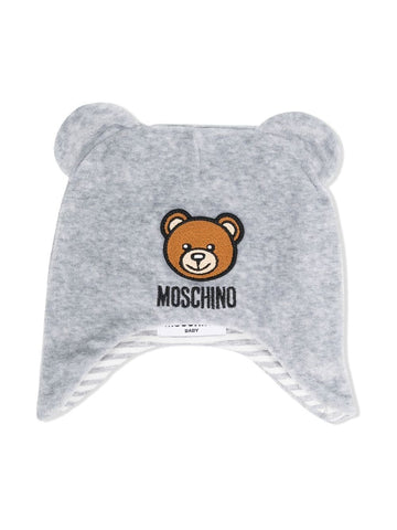 MOSCHINO HAT WITH BEAR PATCH IN A GIFT BOX
