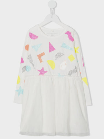 STELLA MCCARTNEY DRESS WITH GLITTER STICKERS