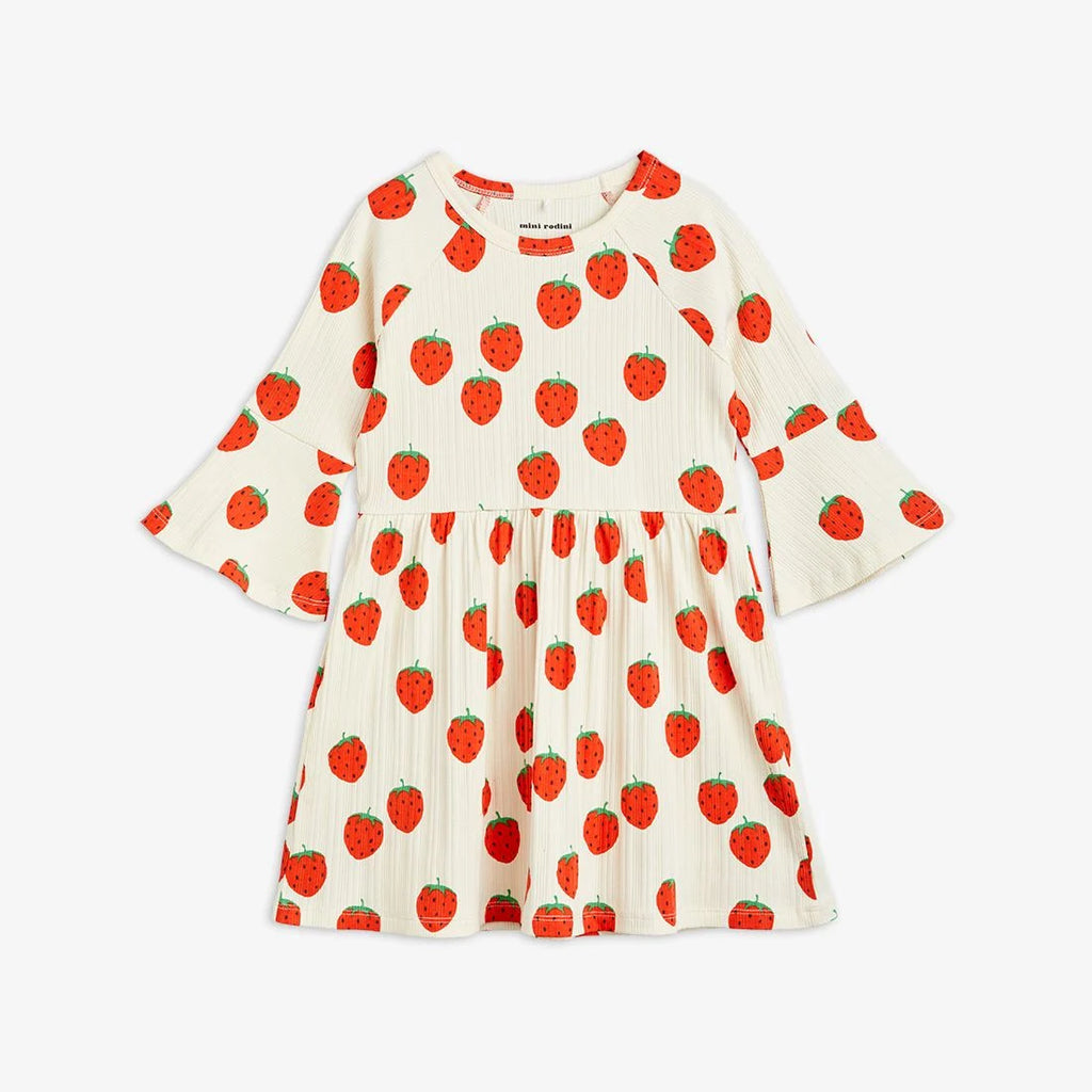 mini rodini cherry dress Mini Rodini | blue cherry dress