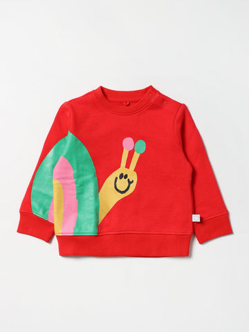 STELLA  MCCARTNEY BABY GIRL SWEATSHIRT WITH SNAIL