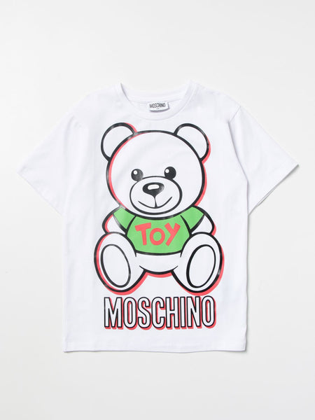 MOSCHINO MAXI TEE WITH LRG COL TOY BEAR