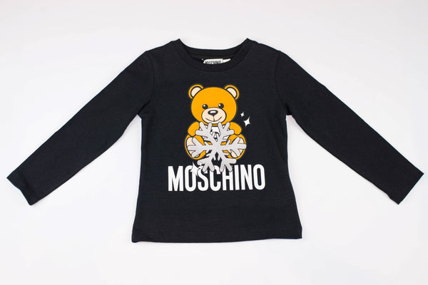 MOSCHINO T-SHIRT WITH SNOWFLAKE TOY BEAR