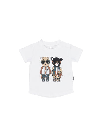 HUXBABY LEOPARD FRIENDS T-SHIRT