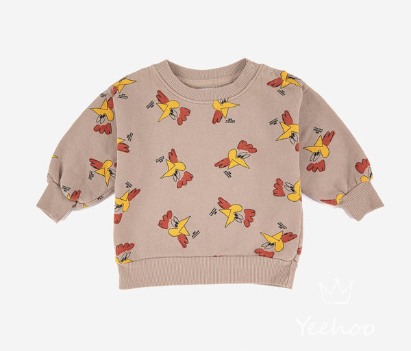 BOBO CHOESE ALL OVER SWEATSHIRT